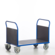Rollcart Doppelstirnwandwagen mit rutschsicherer Ladefläche, Traglast 1200 kg, Ladefläche 1200 x 800 mm Standard 12 S