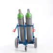 Rollcart Flaschenkarre mit Stützrad, für 2x40/50 l Flasche, Luft-Bereifung Standard 5 S