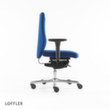 Löffler Bürodrehstuhl mit Steißbeinentlastung, blau Standard 2 S