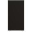 Paperflow Trennwand mit beidseitigem Stoffbezug, Höhe x Breite 1740 x 940 mm, Wand schwarz