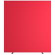 Paperflow Trennwand mit beidseitigem Stoffbezug, Höhe x Breite 1740 x 1600 mm, Wand rot
