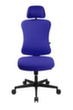 Topstar Bürodrehstuhl Art Comfort mit Kopfstütze, royalblau Standard 5 S