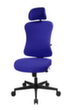Topstar Bürodrehstuhl Art Comfort mit Kopfstütze, royalblau Standard 6 S