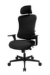 Topstar Bürodrehstuhl Art Comfort mit Kopfstütze, schwarz Standard 6 S