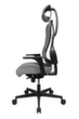 Topstar Bürodrehstuhl Art Comfort mit Kopfstütze, grau Standard 7 S