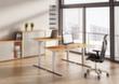 Elektrisch höhenverstellbarer Steh-Sitz-Schreibtisch XMST-Serie Milieu 2 S