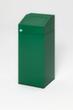 Wertstoffsammler inklusive Aufkleber, 45 l, RAL6001 Smaragdgrün, Deckel grün Standard 3 S