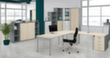 Gera Winkel-Schreibtisch Pro mit 4-Fußgestell Milieu 1 S