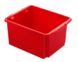 10-teiliges Drehstapelbehälter-Set, rot, Inhalt 32 l Detail 1 S