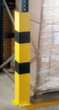 Anfahrschutz in gelb/schwarz für Ecken und Pfosten, Höhe 1200 mm Milieu 1 S