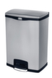 Rubbermaid Edelstahl-Abfallbehälter Slim Jim® Front Step, 1 x 90 l