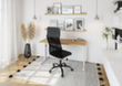Schmaler Schreibtisch Mini-Office O-Serie mit C-Fußgestell Standard 2 S