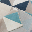 Paperflow Heller Teppich Canvas aus mehrfarbigem Garn Detail 3 S