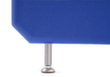 Schallabsorbierende Stellwand, Höhe x Breite 1600 x 1000 mm, Wand blau Detail 2 S