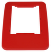 Rahmen probbax® für Wertstoffsammler, rot