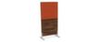 Nowy Styl Trennwand E10 aus Holz mit Stoffbespannung, Höhe x Breite 1545 x 800 mm Standard 2 S