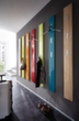 Wandgarderobe Colorado mit ausklappbaren Haken, mit 3 ausklappbare Haken, schwarz Standard 2 S