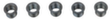 Gewindebuchse m.Bund L=9mm