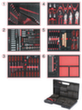 KS Tools Universal-Systemeinlagen-Satz für 6 Schubladen mit 598 Premium-Werkzeugen Standard 2 S