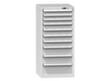 Schubladenschrank Topas A, 10 Schublade(n), RAL7035 Lichtgrau/RAL7035 Lichtgrau