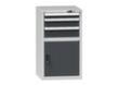 Schubladenschrank Topas A, 3 Schublade(n), RAL7035 Lichtgrau/RAL7016 Anthrazitgrau