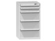 Schubladenschrank Topas B, 5 Schublade(n), RAL7035 Lichtgrau/RAL7035 Lichtgrau