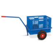 Handwagen mit herausnehmbarem Kunststoffkorb, Traglast 200 kg