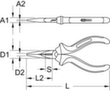 BERYLLIUMplus Telefonzange 180 mm Standard 3 S