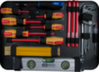 KS Tools 1/4" + 1/2" Elektriker-Werkzeugkoffer Standard 5 S