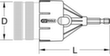 Adapter für Rohr-Entgrater Standard 4 S