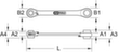 KS Tools 4 in 1 GEARplus® Doppel-Ratschenringschlüssel Standard 7 S