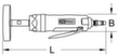1/4" Druckluft-Radiermaschine Standard 8 S