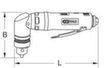 KS Tools 10 mm Druckluft-Winkelbohrmaschine Standard 8 S