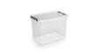 Raja Aufbewahrungsbox ECO, transparent, Inhalt 72 l, Deckel