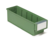 Treston Umweltfreundlicher Regallagerkasten BiOX, grün, HxLxB 82x300x90 mm