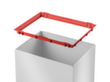 Hailo Abfallbehälter Big-Box Swing L mit selbstschließendem Schwingdeckel, 35 l, weiß Detail 3 S