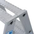 Krause Stufen-Doppelleiter STABILO® Professional, 2 x 5 Stufen mit R13-Belag Detail 1 S
