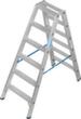 Krause Stufen-Doppelleiter STABILO® Professional, 2 x 6 Stufen mit R13-Belag