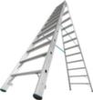Krause Stufen-Doppelleiter STABILO® Professional, 2 x 12 Stufen mit R13-Belag Standard 3 S