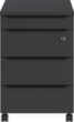 Rollcontainer GW-MAILAND 4376, 3 Schublade(n), graphit/graphit Standard 2 S