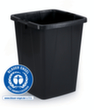 Durable Abfallbehälter DURABIN® ECO, 90 l, schwarz Detail 1 S