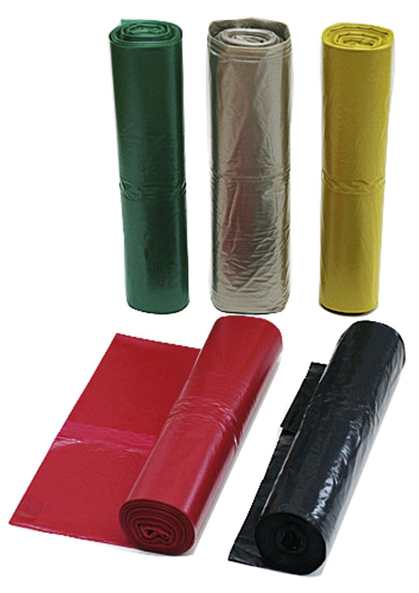 Kunststoffabfallsäcke mit 70 Liter Inhalt, 70 l, rot Standard 2 ZOOM