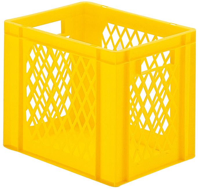 Lakape Euronorm-Stapelbehälter Favorit Wände durchbrochen, gelb, Inhalt 29 l Standard 1 ZOOM
