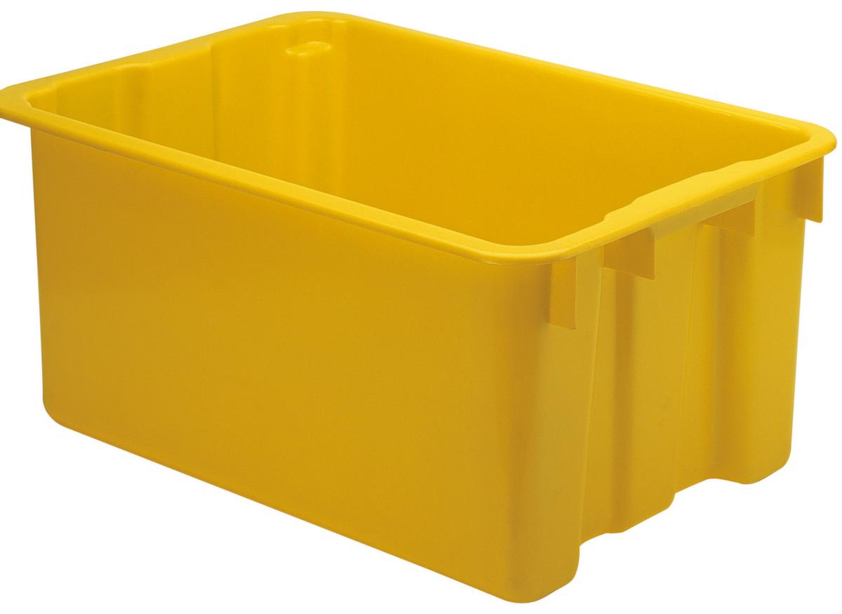 Drehstapelbehälter, gelb, Inhalt 60 l Standard 1 ZOOM