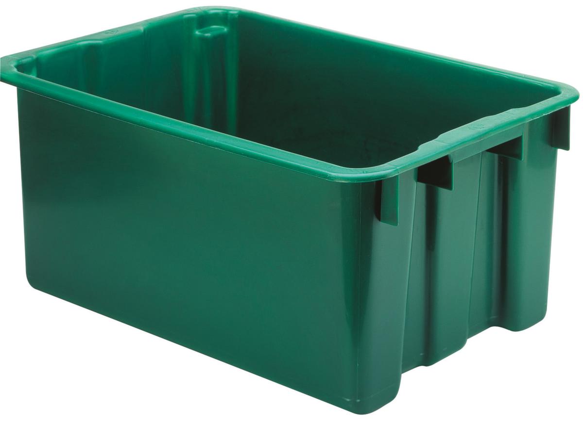 Drehstapelbehälter, grün, Inhalt 60 l Standard 1 ZOOM
