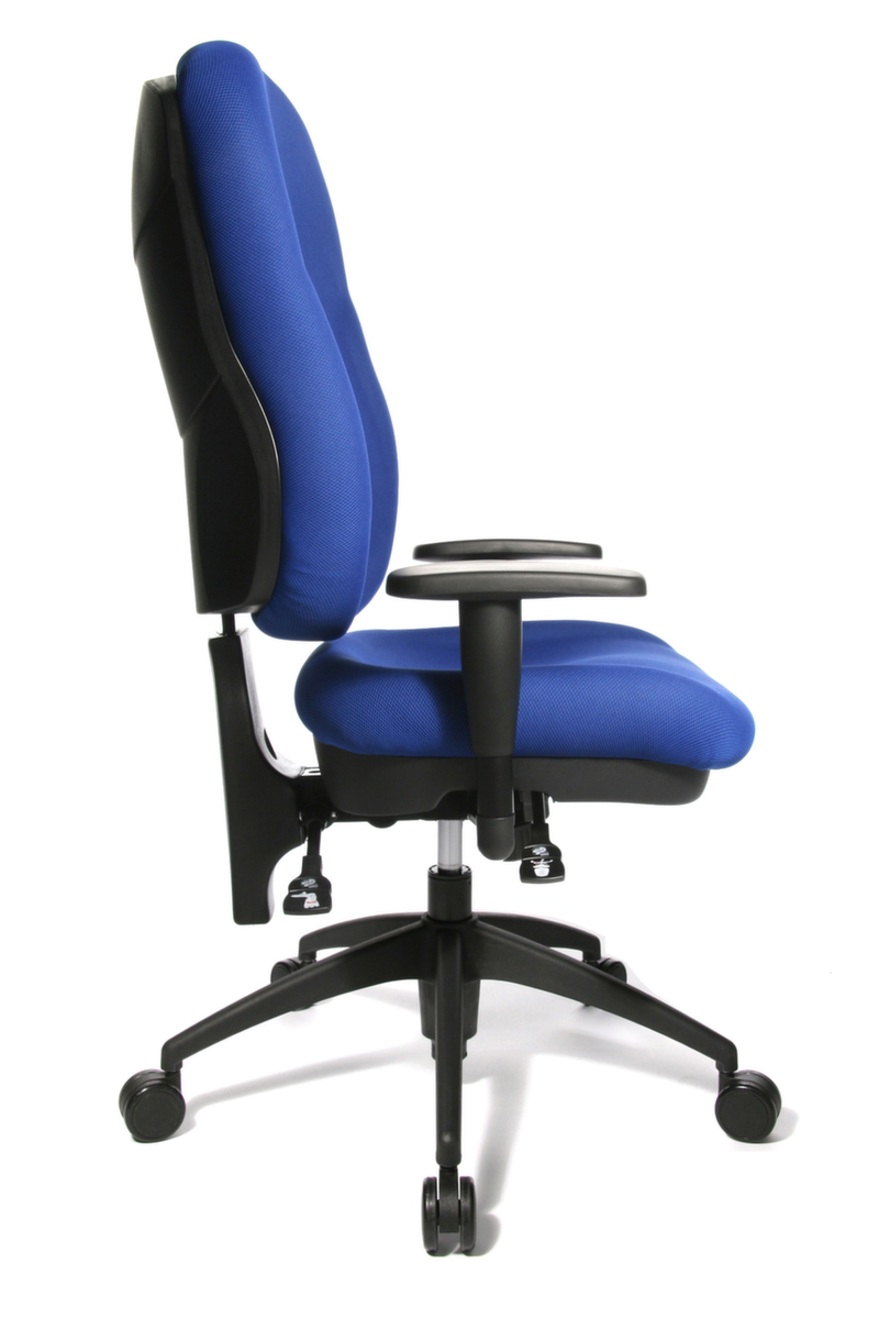 Topstar Bürodrehstuhl mit Muldensitz und extra dicker Polsterung, blau Artikel ähnlich 1 ZOOM