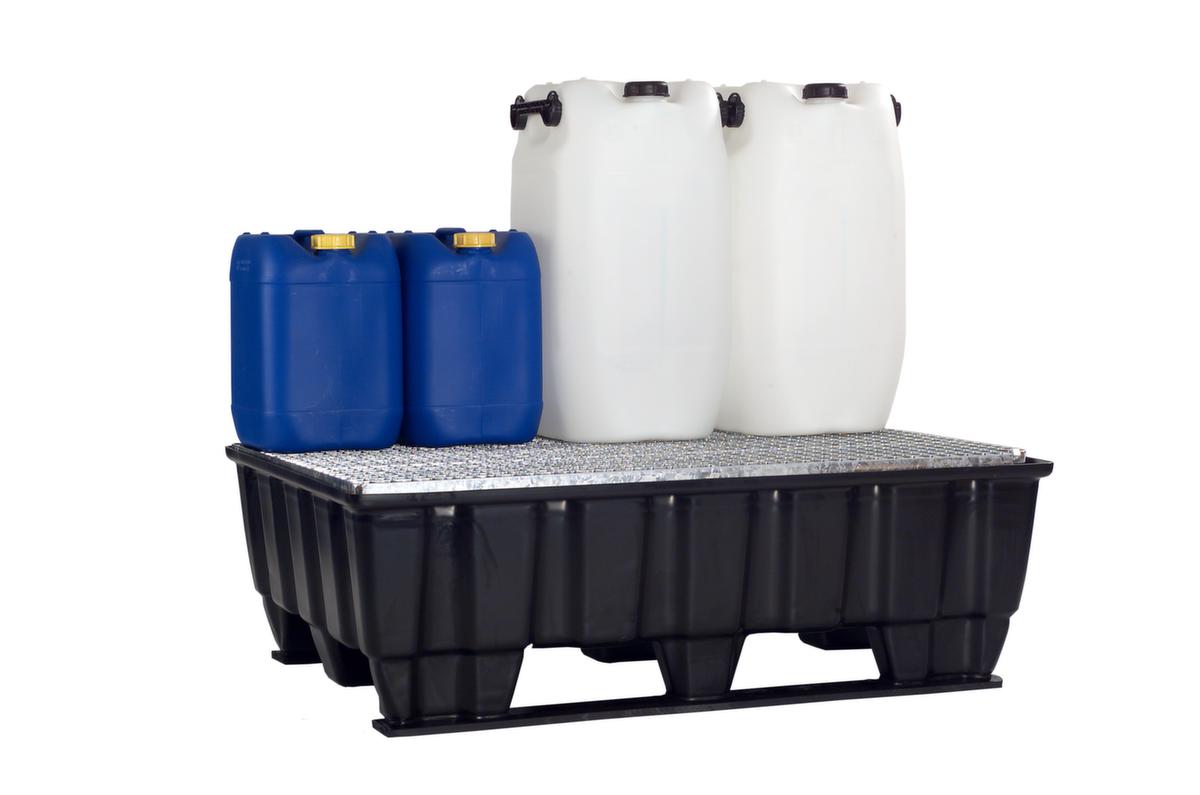 PE-Auffangwanne für 2x200-Liter-Fässer Standard 1 ZOOM