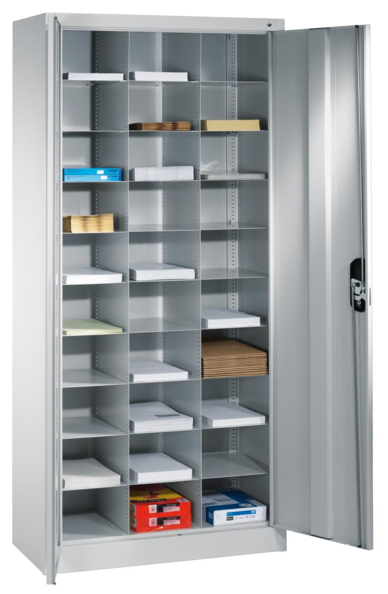 C+P Verteilerschrank ERGO, 30 Fächer, RAL7035 Lichtgrau/RAL7035 Lichtgrau