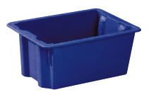Drehstapelbehälter, blau, Inhalt 13 l Standard 1 ZOOM