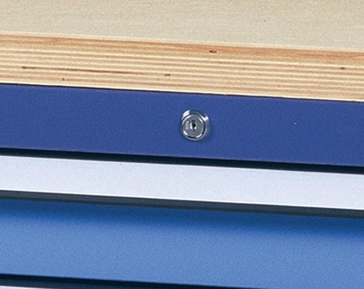 Thurmetall Werkbank, 1 Schublade, 1 Ablageboden Detail 1 ZOOM